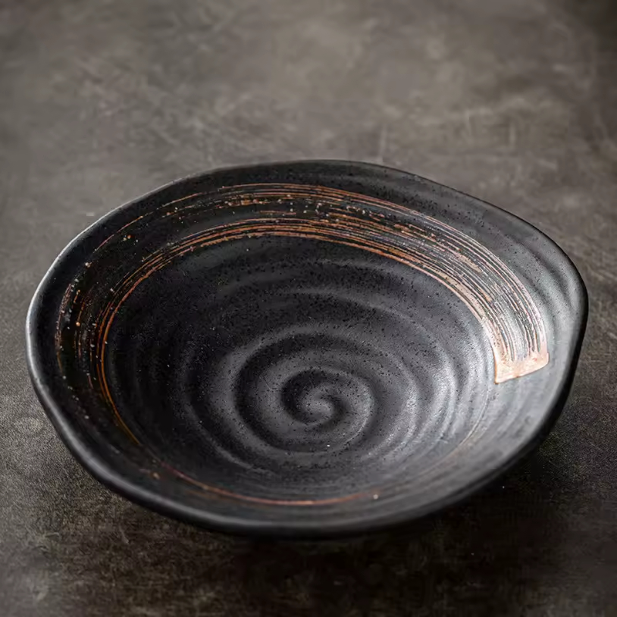 Ancient Zen: Premium 5-Piece Hand-Painted Ceramic Set | Wabi-Sabi Stoneware