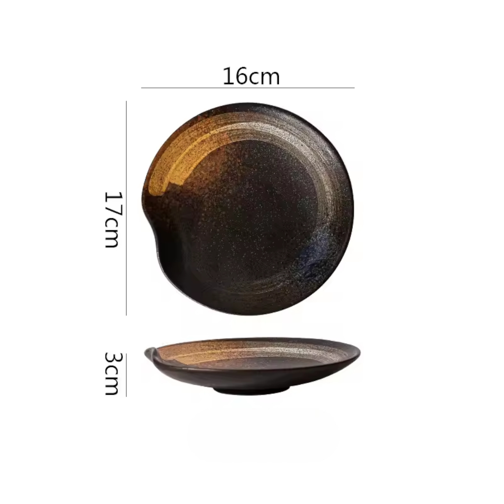 Zen Orbit: Premium 9-Color Hand-Painted Ceramic Plate Collection | Artisan Stoneware