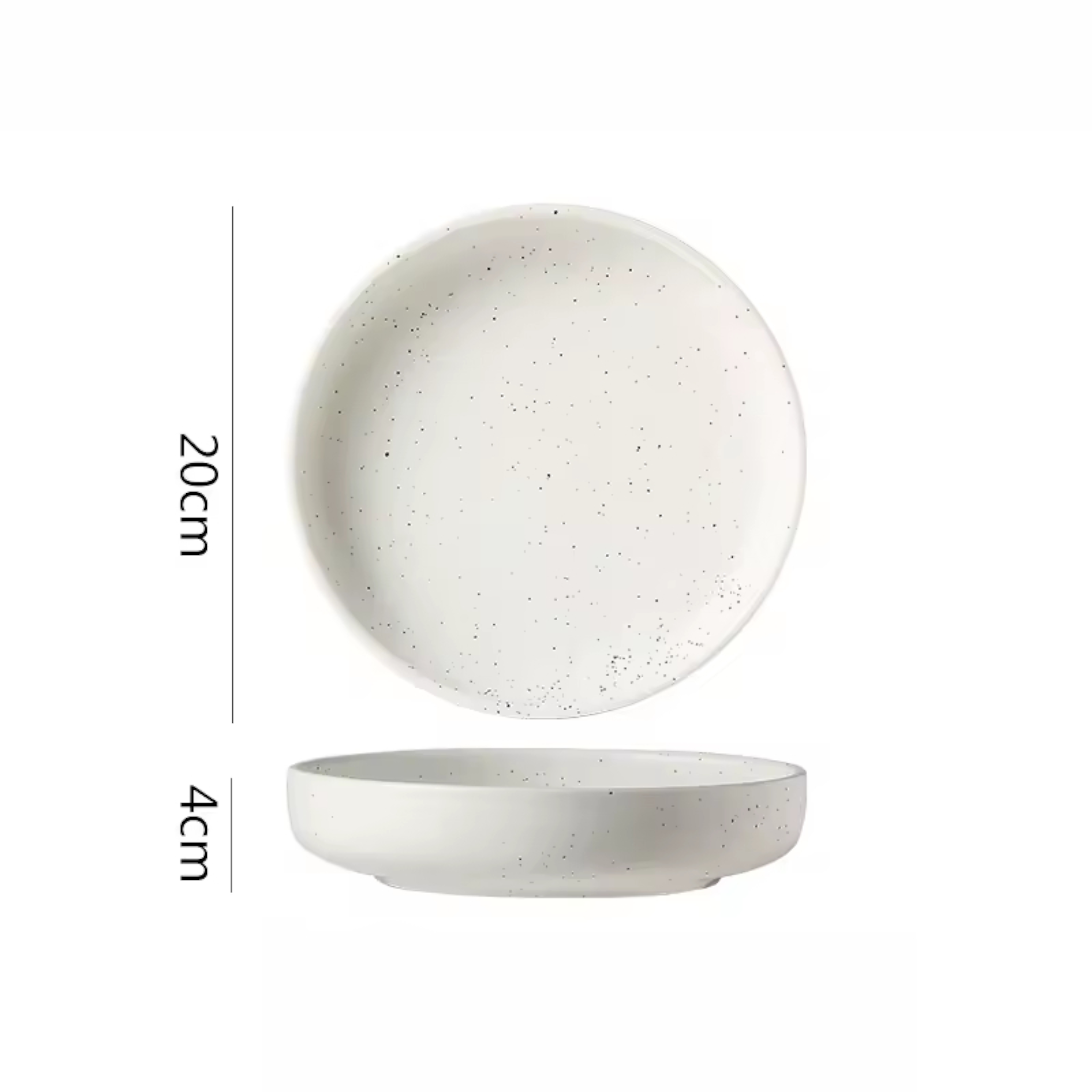 Artisan Harmony: Premium 13-Color Hand-Painted Ceramic Plate Set | Versatile Stoneware