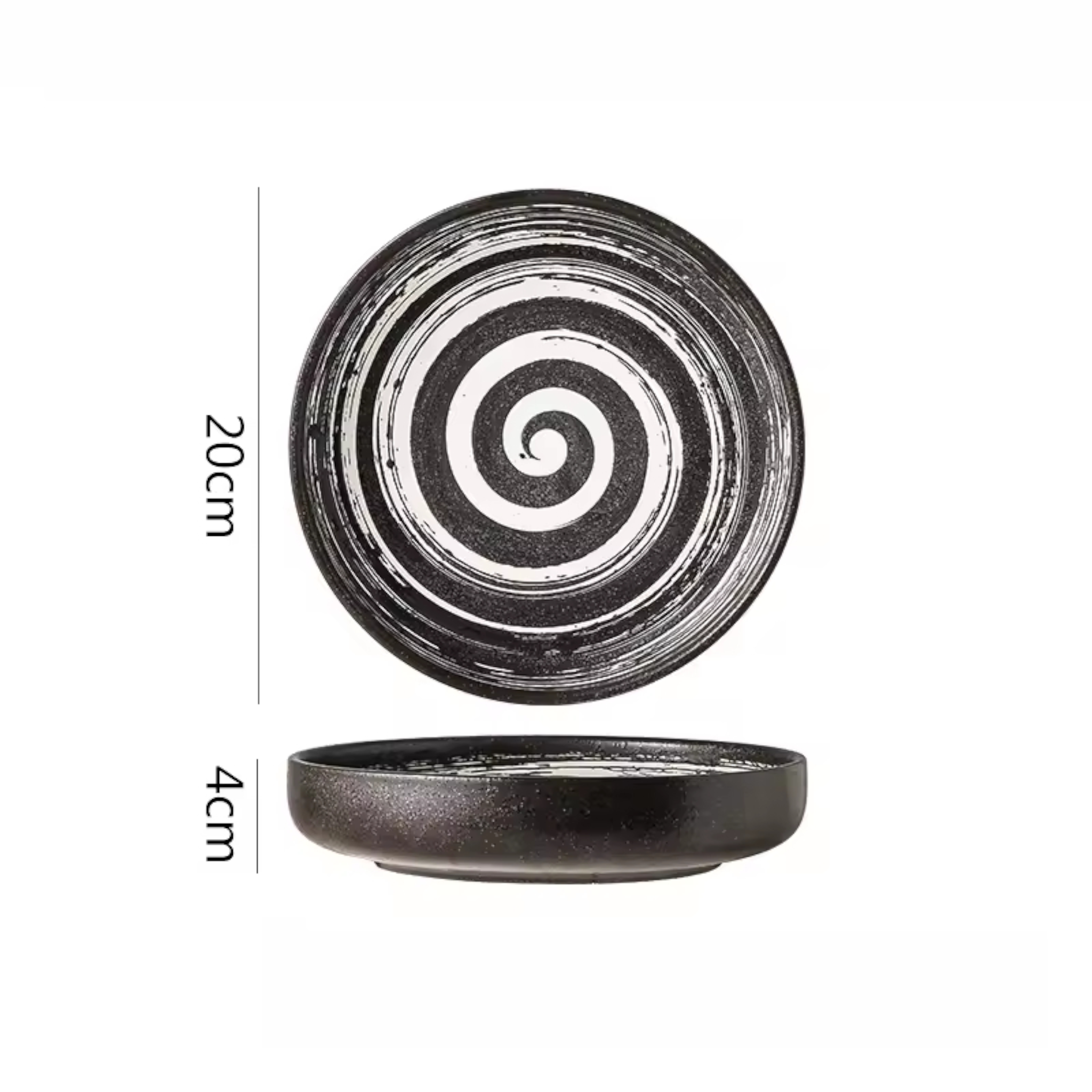 Artisan Harmony: Premium 13-Color Hand-Painted Ceramic Plate Set | Versatile Stoneware