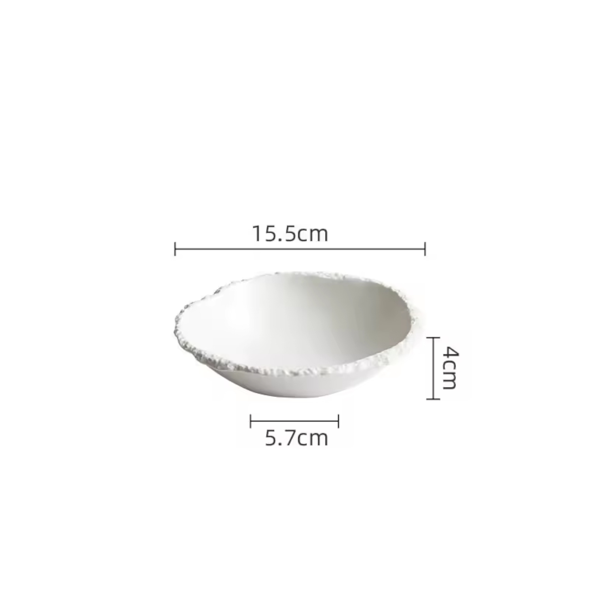 Antarctic Basin: Premium Matte White Textured Ceramic Bowl Set | Hand-Sculpted Ice Stoneware
