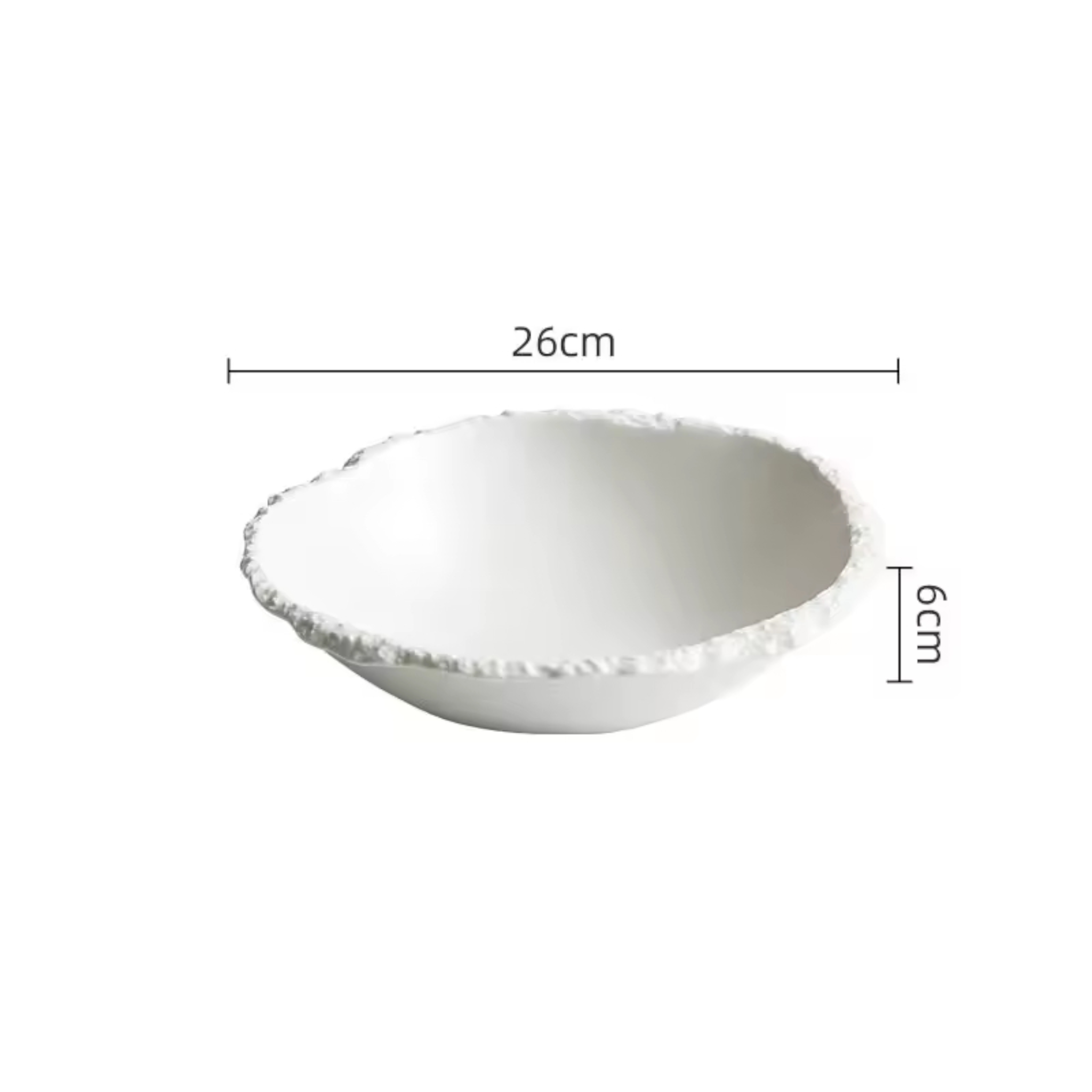 Antarctic Basin: Premium Matte White Textured Ceramic Bowl Set | Hand-Sculpted Ice Stoneware