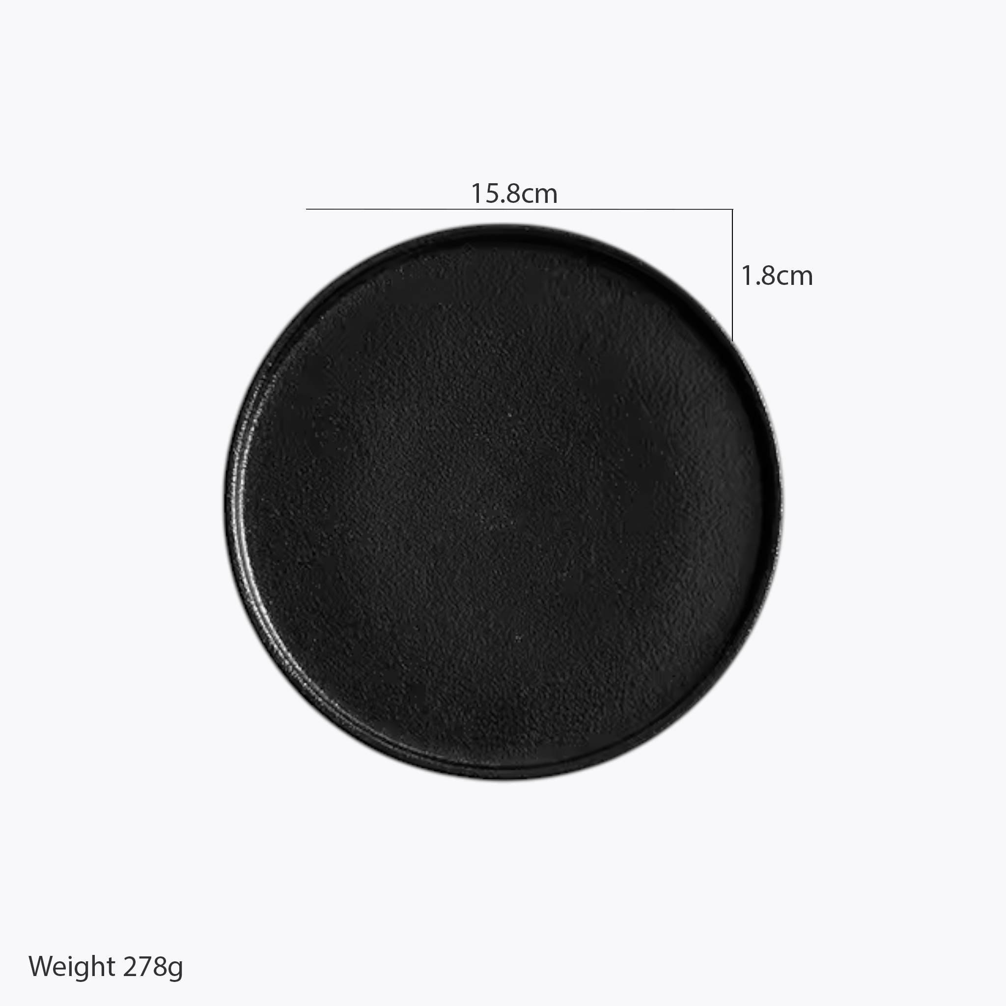 Artisan Noir: Premium Matte Black Ceramic Serving Platter Set (4 Sizes)