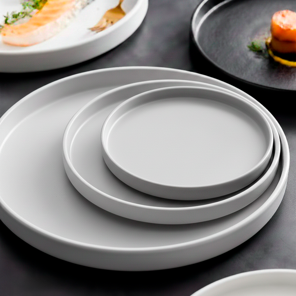 Artisan Gris: Premium Matte Grey Ceramic Collection | Nordic Minimalist Platter Set